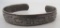 FRED HARVEY ERA CUFF BRACELET STERLING SILVER