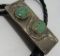 SAN FELIPE TURQUOISE BOLO TIE NECKLACE STERLING
