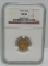 1913 GOLD 2 1/2 DOLLAR INDIAN US COIN AU58