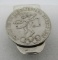 1968 MEXICO OLYMPIC COIN MONEYCLIP STERLING SILVER