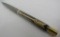 PARKER STERLING SILVER PEN W GOLD TRIM BLACK INK