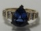 3.19CT TANZANITE RING .50CT DIAMOND RING 10K GOLD