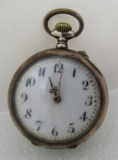 FRENCH POCKET WATCH STERLING SILVER 800 ARGENT
