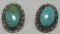 TURQUOISE STERLING SILVER EARRINGS
