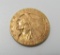 1928 GOLD 2 1/2 DOLLAR INDIAN COIN.
