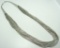 100 STRAND LIQUID SILVER STERLING NECKLACE 104G