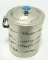 SANDERS TURQUOISE STERLING SILVER PILL BOX TRINKET