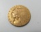 1929 GOLD 2 1/2 DOLLAR EAGLE COIN.