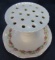 H & CO BAVARIA STICK / HAT PIN HOLDER PORCELAIN