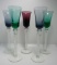 5 AIR TWIST STEM CORDIAL CRYSTAL GLASS SWIRLETTE