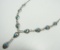 BEAR PAW TURQUOISE NECKLACE STERLING SILVER
