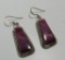 ALICE JOHNSON SPINY OYSTER SHELL STERLING EARRINGS