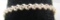 DIAMOND TENNIS BRACELET GOLD ON STERLING SILVER