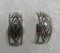 ELLA COWBOY HOOP EARRINGS STERLING SILVER PIERCED