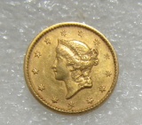 1852 US GOLD COIN 1 DOLLAR $1