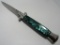 STILETTO SWITCHBLADE KNIFE GREEN