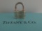 TIFFANY & CO PADLOCK CHARM PENDANT STERLING SILVER