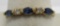 .25CT SAPPHIRE & DIAMOND BAND RING 14K GOLD SIZE 6