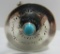 NAVAJO TURQUOISE STERLING SILVER BOX PILL JEWELRY