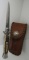 VINTAGE STAG SWITCHBLADE DAMASCUS KNIFE