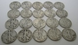 ROLL 20 SILVER HALF DOLLARS PRE 1948