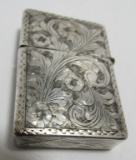 ENGRAVED LIGHTER STERLING SILVER