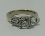 1.03 SOLITARE DIAMOND ENGAGEMENT RING 18K GOLD