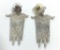 KACHINA DANCER STERLING NATIVE AMERICAN EARRINGS