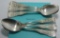 6 SARATOGA TIFFANY &CO SPOONS STERLING SILVER 335G