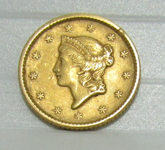 1851 US 1 DOLLAR GOLD COIN