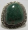 NEZZIE TURQUOISE RING STERLING SILVER BROKEN ARROW