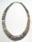 SANTO DOMINGO TURQUOISE STERLING SILVER BARRELBEAD