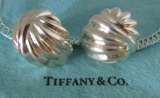 TIFFANY & CO EARRINGS STERLING SILVER W POUCH
