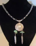 GENE NATAAN NECKLACE STERLING SILVER 24