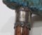 TURQUOISE & STERLING SILVER CANE WALKING STICK