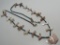 19 MOP FETISH NECKLACE TURQUOISE HEISHI BEAD