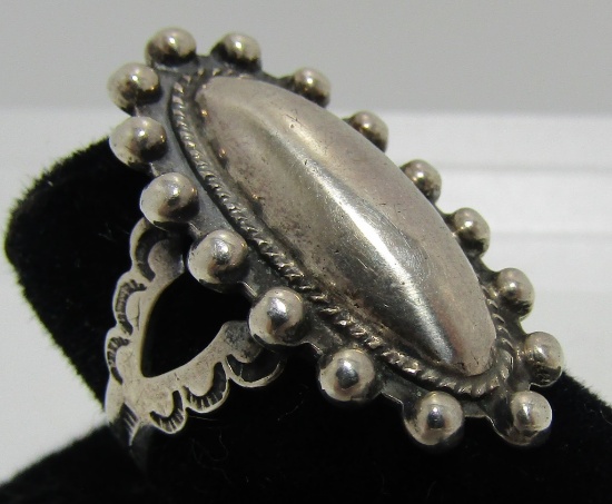 FRED HARVEY ERA RING STERLING SILVER SIZE 6