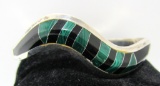 TM-228 TAXCO BRACELET STERLING SILVER BANGLE MEXIC