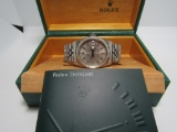 ROLEX DATEJUST STAINLESS STEEL MENS WRISTWATCH
