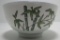SIGNED RICE BOWL BAMBOO & BUTTERFLY DESIGN