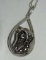 70 DIAMOND HORSE NECKLACE STERLING SILVER