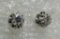 .25CT DIAMOND STUD EARRINGS 14K WHITE GOLD
