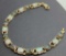 ALEXANDRITE OPAL 14K SOLID GOLD TENNIS BRACELET