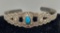 JOSEPH ESPOSITO STERLING TURQUOISE CUFF BRACELET