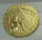1913 US GOLD INDIAN 2 1/2 DOLLAR COIN