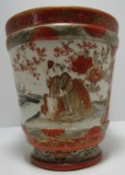 JAPANESE FINELY PAINTED SATSUMA VASE POT BOWL