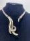 MARGOT DE TAXCO STERLING HINGED COLLAR NECKLACE