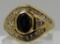 .75C SAPPHIRE .85C VS DIAMOND RING 18K GOLD