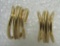 18K YELLOW GOLD TRIPLE HOOP EARRINGS