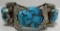 LISTER TURQUOISE CUFF BRACELET STERLING SILVER